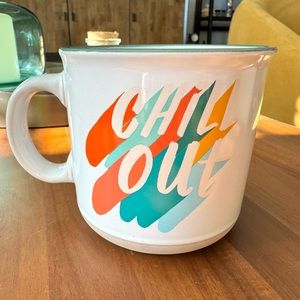 Kirklands Chill Out Large Ceramic Mug